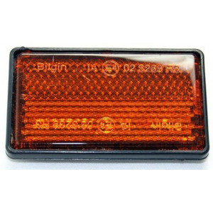 Catadioptre de fourche 65x40mm Mobylette Peugeot 103 MBK 51 Type Luxor 35