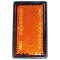 Catadioptre de fourche 65x40mm Mobylette Peugeot 103 MBK 51 Type Luxor 35