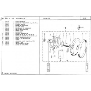 &Eacute;crou Vilebrequin Variateur / Allumage Peugeot 103 RCX SPX &agrave; Embase M10X1,25 - Origine OEM (13)