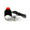 Bouton avertisseur Noir avec collier de Guidon Mobylette MBK Motobécane Peugeot
