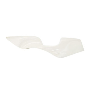 Selle Mob Course Monocoque Racing Blanche MBK 51 / Peugeot 103 Polyester (Peinte)
