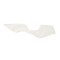 Selle Mob Course Monocoque Racing Blanche MBK 51 / Peugeot 103 Polyester (Peinte)