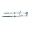 Fourche Peugeot 103 SP SPX RCX Clip Chromé / Grise Télescopique Type Origine