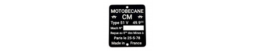 Plaque mine Cyclo