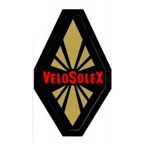 Autocollant Solex V&eacute;loSoleX Losange Dor&eacute; S&eacute;rigraphie Qualit&eacute; Origine