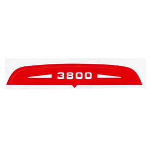 Autocollant de capot filtre &agrave; air Solex 3800
