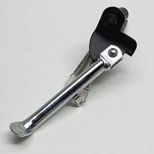 B&eacute;quille Lat&eacute;rale Lisse Cyclo Piaggio Ciao PX Lisse Chrom&eacute;