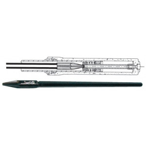 Outils Bloque axe Pour D&eacute;Montage Fourche Hydraulique Embout 14 a 17mm - Lg 600mm