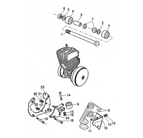 FIXATION MOTEUR