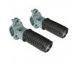 Repose Pied Cyclo Peugeot 103 SP MVL / Motob&eacute;cane Bras Rond (Paire)