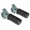 Repose Pied Cyclo Peugeot 103 SP MVL / Motob&eacute;cane Bras Rond (Paire)