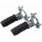 Repose Pied Cyclo Universel MBK 51 / Peugeot 103 RCX SPX (Bras Oscillant Carré) (Paire)