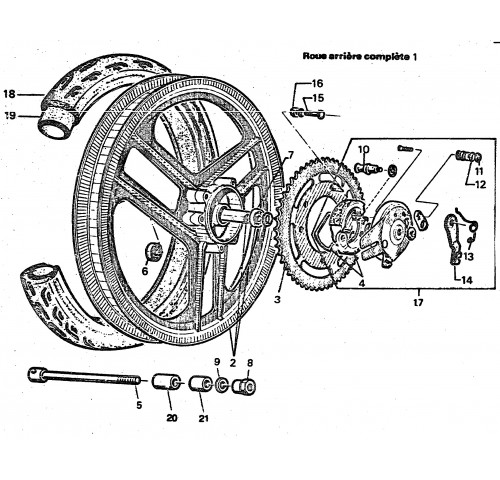 ROUE ARRIERE