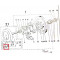 Fleche Plastique de Poulie Embrayage Peugeot 103 RCX SPX Clip (Index) - Origine
