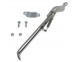 B&eacute;quille Lat&eacute;rale Cyclo Peugeot 103 SP MVL Vogue Chrom&eacute; 300mm - Bras Rond