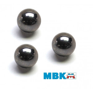 Bille de Variateur MBK 51 51V 41 Mobylette Motob&eacute;cane Motoconfort &Oslash; 13.5mm Acier Chrom&eacute; (&agrave; l'unit&eacute;)