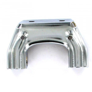Pontet de fixation Porte Bagage / Amortisseur Peugeot 103 Sp MVL Acier Chrome