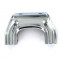 Pontet de fixation Porte Bagage / Amortisseur Peugeot 103 Sp MVL Acier Chrome