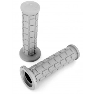 Rev&ecirc;tement Poign&eacute;e Magura Gris Clair 130mm Mobylette MBK Peugeot - Paire