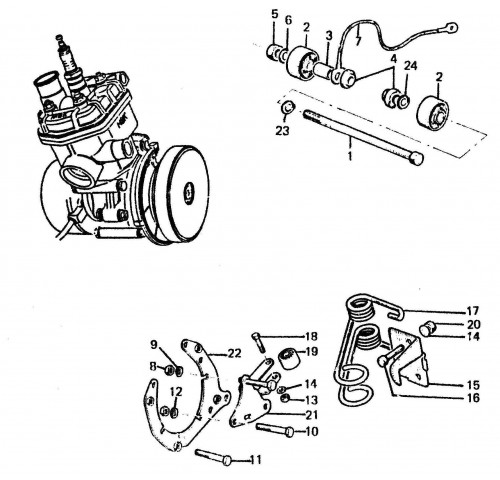 FIXATION MOTEUR