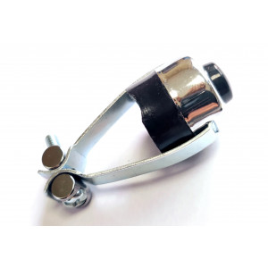 Bouton de contact Avertisseur Klaxon Acier Chrom&eacute; 22mm universel