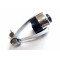 Bouton de contact Avertisseur Klaxon Acier Chrom&eacute; 22mm universel