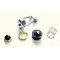 Bouton de contact Avertisseur Klaxon Acier Chromé 22mm universel
