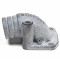 Pipe Admission MBK 51 Ø 21mm Montage Souple PHBG/CP - Sortie Carré 17x17 - JDR