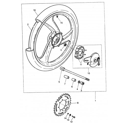 ROUE ARRIERE-