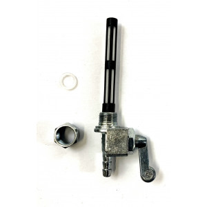 Robinet essence alu &agrave; r&eacute;serve M12x1 Type Motobecane M16 M11 / Piaggio Ciao
