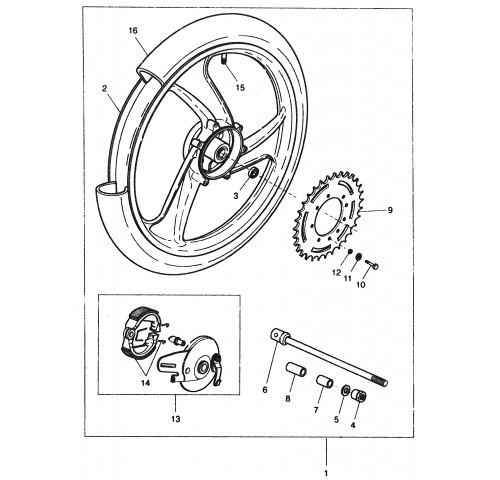 ROUE ARRIERE  