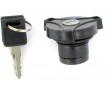 Bouchon R&eacute;servoir Essence MBK 51 &agrave; Cl&eacute; Tricorne / Mobylette Motob&eacute;cane / Cady  - &Oslash; 30mm &agrave; Visser (Antivol)