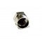 Bouchon de Valve Acier Chrome Hexagonal Universel Cyclo Scooter Moto (Unité)