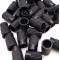 Bouchon de valve Noir Plastique Standart + Démonte Obus - Universel Auto Moto Cyclo Vélo