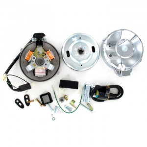Allumage Peugeot 103 &eacute;lectronique 12V Gros c&ocirc;ne (Rupteur) + kit adaptation Peugeot 103 102 101