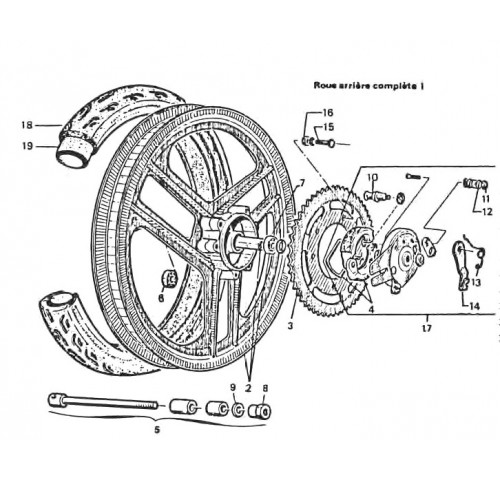 ROUE ARRIERE