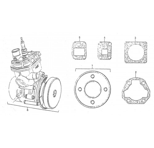 MOTEUR COMPLET - JOINTS