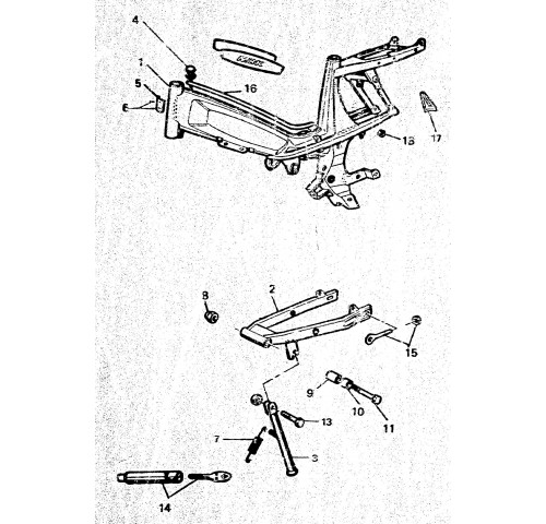 CADRE - BRAS OSCILLANT B&Eacute;QUILLE