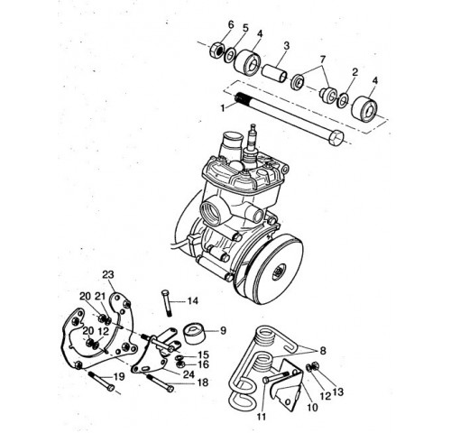 FIXATION MOTEUR