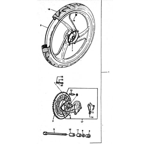 ROUE ARRIERE