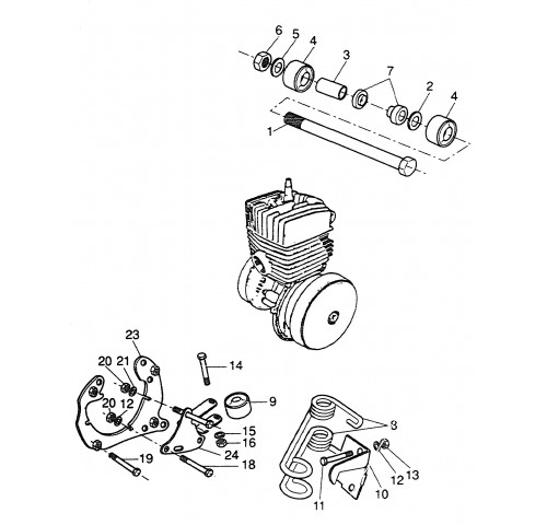 FIXATION MOTEUR