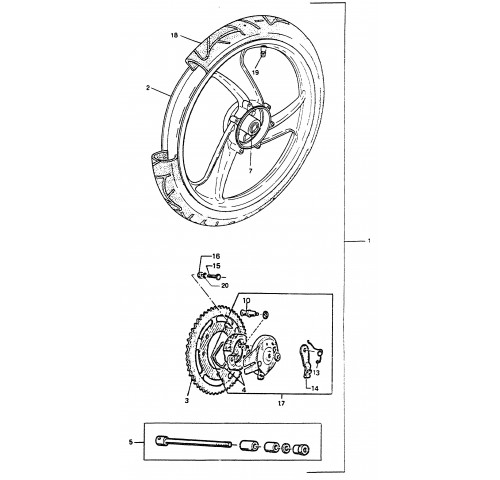 ROUE ARRIERE