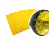 Sticker de pour Optique de phare Ancien Jaune transparent haute r&eacute;sistance 250 250 mm