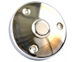 Flasque / Coupelle Cache variateur Peugeot 103 MVL SP Vogue Tole Chrom&eacute; - OEM 48985