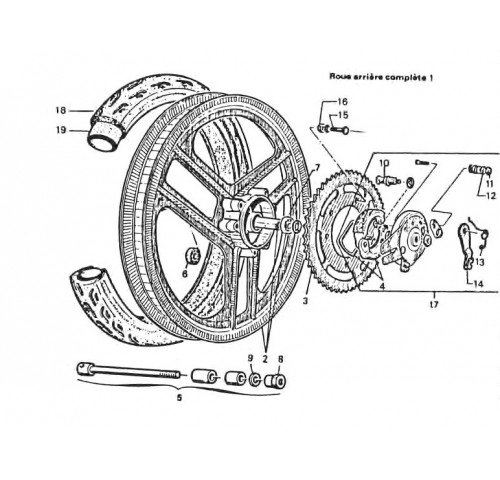 ROUE ARRIERE