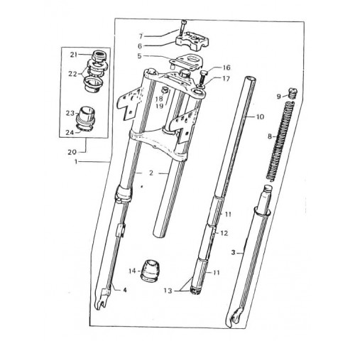 FOURCHE TELESCOPIQUE