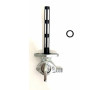 Robinet Essence Moto Cross Universel &Oslash; 6mm 3 Positions Sortie lat&eacute;rale Fixation 2 Vis E35
