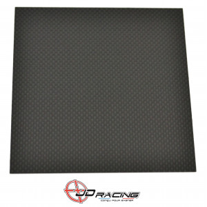 Feuille Clapet Carbone JDR Hi-Tech 0.35mm Racing Tressage &agrave; 90&deg; (100x100mm)