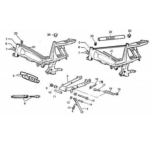  CADRE BRAS OSCILLANT