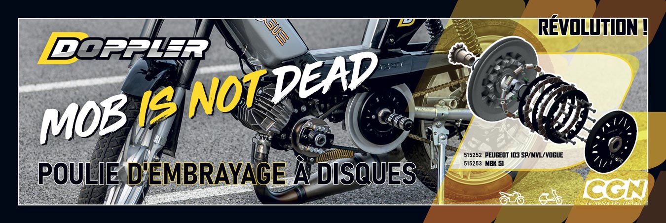 poulie embrayage doppler open mob is not dead